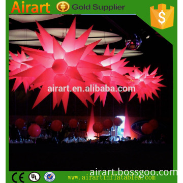 Ready sale remote LED lighting flower with air blower for night party decoration